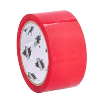 1.88"x55 Yards Carton Sealing Box Tape Color Red 2 Mil 12 Rolls