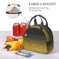 thumbnail image 6 of Goofa Gold Glitter Gradient Pattern Lunch Bag ,Insulated Lunch Box, Small Leakproof Cooler Food Lunch Containers Reusable High Capacity Lunch Tote Bags, 6 of 8