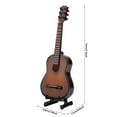 thumbnail image 4 of Miniature Wooden Guitar, Musical Instrument Decor, Desktop Guitar Display, Handmade Music Ornament Craft with Stand & Storage Box for Dollhouse Accessories Model Home, 4 of 7
