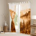 thumbnail image 3 of Manfei Woodland Jungle Plants Black Out Curtains for Children Teens,Moutain Trees Curtains Pack of 2 (42x63 Each),Botanical Theme Bedroom Curtains,Lightweight Room Decor, 3 of 6