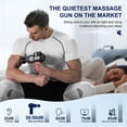 thumbnail image 3 of Bob and Brad Deep Tissue C2 Massage Gun with 5 Speeds and 5 Heads, Percussive Electric Back Massagers for Professional Athletes Home Gym Workout Recovery Pain Relief(without box), 3 of 8