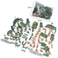 thumbnail image 3 of kusrkot 97pcs WWII Armée Playset - 60 Pièces 5cm Soldats Figures (en 2 Couleurs), 1 Réservoir,, 3 of 9