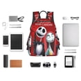 thumbnail image 4 of Goofa The Nightmare Before Christmas Pattern School Backpack for Students – Tear-resistant Bag Spacious, Comfortable, and Stylish Backpack with Multiple Pockets, 4 of 7