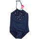 thumbnail image 1 of Roxy Girls Boho One Piece Halter Top Traje de baño, Azul, 4 Roxy Cabestro, 1 of 2
