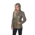 thumbnail image 2 of White Mark Manteau Matelassé pour Femmes, 2 of 6