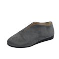thumbnail image 2 of Slip On Flats Shoes for Women Comfortable Faux Suede Round Toe V Cut Casual Ballet Flats Soft Loafers Nurse Walking Shoes Lightweight Breathable Boat Shoes for Office Work, 2 of 6