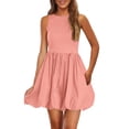 thumbnail image 1 of Vestido de verano PRETTYGARDEN 2025 sin mangas sin mangas Bubble Pink, 1 of 8