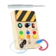 thumbnail image 2 of Tablero de actividades con interruptores, juguete de viaje, luces, interruptor, juego de aprendizaje, juguetes Montessori para Rectángulo con llave, 2 of 9