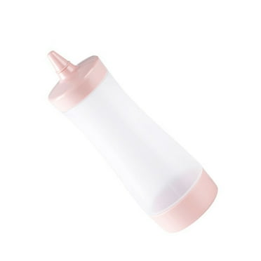 Small Squeeze Bottle Reusable Condiment Dispenser Squeezing Container