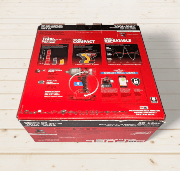 MILWAUKEE M18 FUEL 3/4" High Torque Impact Wrench with ONE-KEY (2864-20), Friction Ring, Cordless, Brushless (Bare Tool)