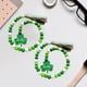 thumbnail image 4 of 2x de Borlas Adornos de Adornos Colgante de Pared Decoración de Bandeja en Niveles Colgante Decoración Verde blanco Sunnimix Guirnalda de cuentas, 4 of 8