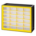 thumbnail image 1 of IRIS USA, Armoire à 24 Tiroirs, Noir et Jaune, 1 of 9