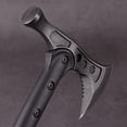 thumbnail image 3 of Tomahawk - Hacha táctica con funda, hacha arrojadiza con borde de hacha de martillo para lanzamiento competitivo, camping, caza, 3 of 5
