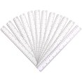thumbnail image 1 of GHSDFBB 12Packs Clear Plastic Ruler 30cm/12inch Transparent Ruler Shatterproof Straight Ruler Inches and Cm Measuring Ruler Tool Kitchen Ruler Heat Resistant Ruler for Kids Student Drawing Schoo, 1 of 7