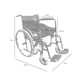 thumbnail image 3 of Silla De Ruedas Vanlig Llanta Solida Color negro, 3 of 3