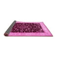 thumbnail image 2 of Ahgly Company Indoor Square Persian Pink Traditional Area Rugs, 8' Square, 2 of 4