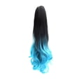 thumbnail image 2 of Uxgjfwu Clamping Ponytail Wig with European Style, Long Curly Hair Extension for Volume, Easy Wear Pony Tail Hair Piece, 2 of 6