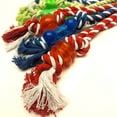 thumbnail image 4 of Rope Chew Toy Aggressive Dogs Chewers Puppy Toys Pet Dog Tug Of War Teething Play Game, 4 of 6