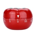thumbnail image 4 of kurtrusly Kitchen Timers 1-60 Minutes Tomato-shape Tools Fruit-shape Mechanical Countdown Accessory Kitchen Timepiece Stylish Gear, 4 of 6