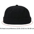 thumbnail image 2 of YooGuoGuo Unisex Rolled Cuff Docker Cap Hats Brimless Beanie Sailor Cap Worker Hat for Women Men, 2 of 7