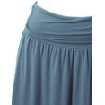 thumbnail image 4 of Doublju Women's Flowy Flared Comfy Maxi Skirt (Plus Size Available), 4 of 4