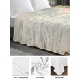 thumbnail image 6 of Farmhouse Pink Floral Full Size Flat Sheet, Wrinkleproof & Fadeproof Cooling Flat Bed Sheet Only, Spring Vintage Botanical Flowers Breathable Soft Bedding Top Sheets 81 x 96 Inches, 6 of 8