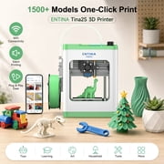 Entina Desktop 3D Printer Tina2S, Wi-Fi Control Auto Leveling Heated Plate for Beginners STEM DIY