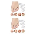 thumbnail image 2 of Seitruly 10 piezas mangas de tubos de dedo del pie Flexible compresión buena protección lavable reutilizable mangas de dedo del pie Gel diseño Simple Type2 NO2 Seitruly CBP230698, 2 of 6
