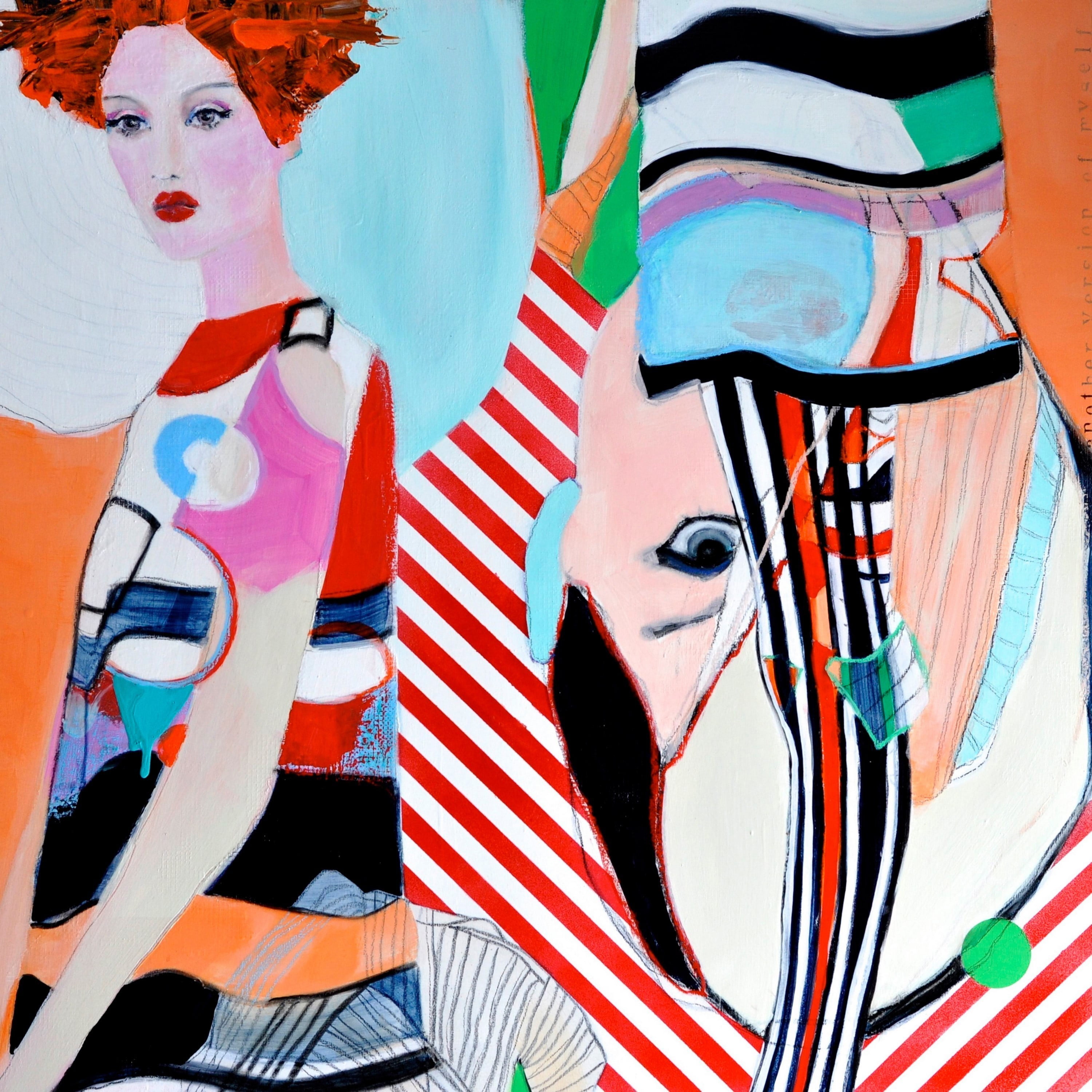 Antipode Painting Print on Wrapped Canvas