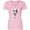 Classic Pink, variant on Lit Shakespeare bobble Women's V-Neck T-Shirt