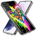 thumbnail image 2 of MUNDAZE Samsung Galaxy S23 Shockproof Clear Hybrid Protective Phone Case Colorful Rainbow Hearts Love Graffiti Painting Cover, 2 of 5