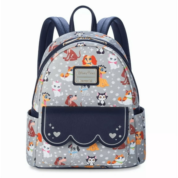 Disney Parks Walt Disney World Cats & Dogs Loungefly Mini Backpack New with Tag