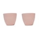 thumbnail image 2 of Cateissary Macetas ligeras y portátiles para bonsái y accesorios para bonsái para espacios pequeños plantas suculentas de plástico rosa rosa cereza 17CM 2Conjunto, 2 of 6