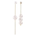 thumbnail image 3 of Xihbxyly Pendientes de Borlas de Perlas, Diseño de Cadena Asimétrica con Detalles de Diamantes de Imitación, Encanto Único con Aleaciones y Perlas, Accesorio de Moda, Regalo Perfecto para Ocasiones E, 3 of 6