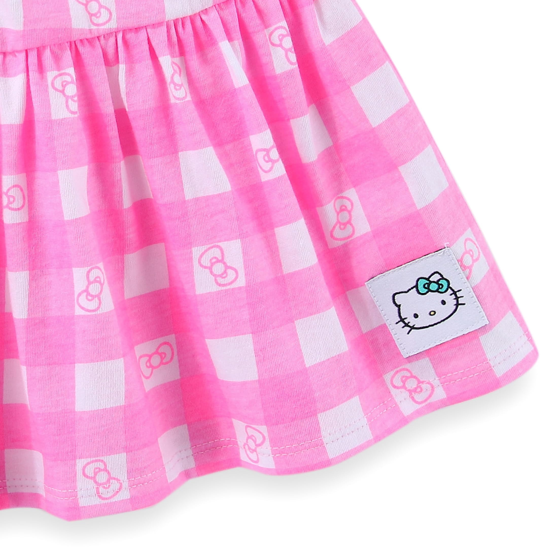 Hello Kitty Sanrio Short Sleeve T-Shirt and Skirt Set (Girls), 2 Piece Set, Sizes 4-10