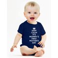 thumbnail image 4 of Tstars Boys Unisex Best Gift for Mother's Day Shirts Keep Calm its Mommys First Mothers Day Baby Toddler Cool Cute Gift for Mom Shirts for Baby Boy Mothers Day Gift Baby Shower Baby Bodysuit, 4 of 8