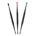 thumbnail image 1 of Kit de eliminación de cera de oídos de 3 uds, herramienta de limpieza de oídos de doble cabeza de silicona suave, diseño en espiral, 1 of 5