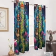thumbnail image 3 of Enchanted Mushroom Forest Study Room Living Kitchen Bedroom For Blackout Curtain Printed 2 Panels, 3 of 6