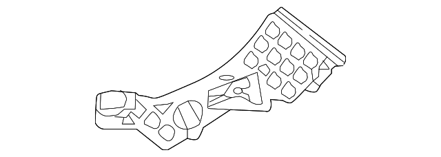 Genuine OE Mercedes-Benz Side Bracket - 117-885-07-00