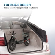 SISIGAD Electric Scooter with Seat for Adults, 500W Peak Motor, 36V 7.8Ah Battery, 20 Miles Range, E Scooter with Large Basket, UL2272