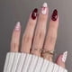 thumbnail image 1 of 24Pcs Almond False Nail with Bows and Dot Designs Press on Nail Manicure Nail Decoration For Parties And Everyday Wear, 1 of 4