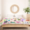 thumbnail image 3 of Society6 Modern Quilt Lilac by Sunshinecanteen Duvet Cover, 3 of 3