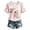 A-Light Pink207, variant on Jamsmile Women T-Shirts Cancer Awareness Short Sleeve Monthly Print Tee Shirts Tops Oversized Casual Graphic Trendy Tshirts