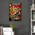 thumbnail image 3 of Carteles clásicos de la historieta del arte de la pared de la placa del metal de la pintura del hierro para la barra del club del hotel Tmvgtek Para estrenar, 3 of 9