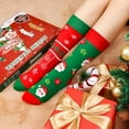 thumbnail image 4 of Deeceymbur Advent Calendar Christmas Socks 24 Day Countdown Holiday Gift Set with 12 Pairs of Festive Socks for Family Fun Christmas Celebration, 4 of 7