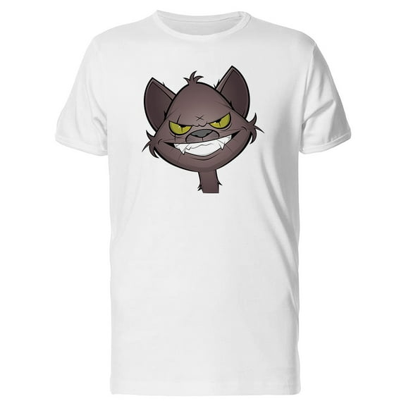 Evil Grinning Cat Tee Men's -Image by Shutterstock