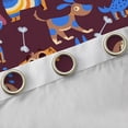 thumbnail image 5 of Feelyou Cute Anime Dog Black Out Curtains, Funny Pug Dalmatian Curtains Pack of 2 (42x63 Each), Teens Kids Boys Girls Bedroom Curtains, Living Room Curtains Decor, 5 of 7