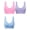 F, variant on 3 PCS Sports Bras for Womens Wirefree Seamless Breathable and Comfortable Racerback Sports Bra