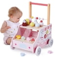 thumbnail image 1 of Baby Walker Labebe Wooden Push Activity con carrito de helados, 1 of 7