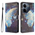 thumbnail image 1 of FOXDOCK Funda Tipo Cartera para Tecno Camon 20 con Soporte y Correa – Diseño de Patrones Lindos, 1 of 6